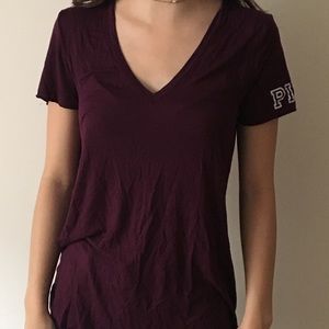 PINK loose fitting workout t-shirt